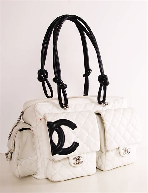 cartera chanel blanca|bolso de chanel.